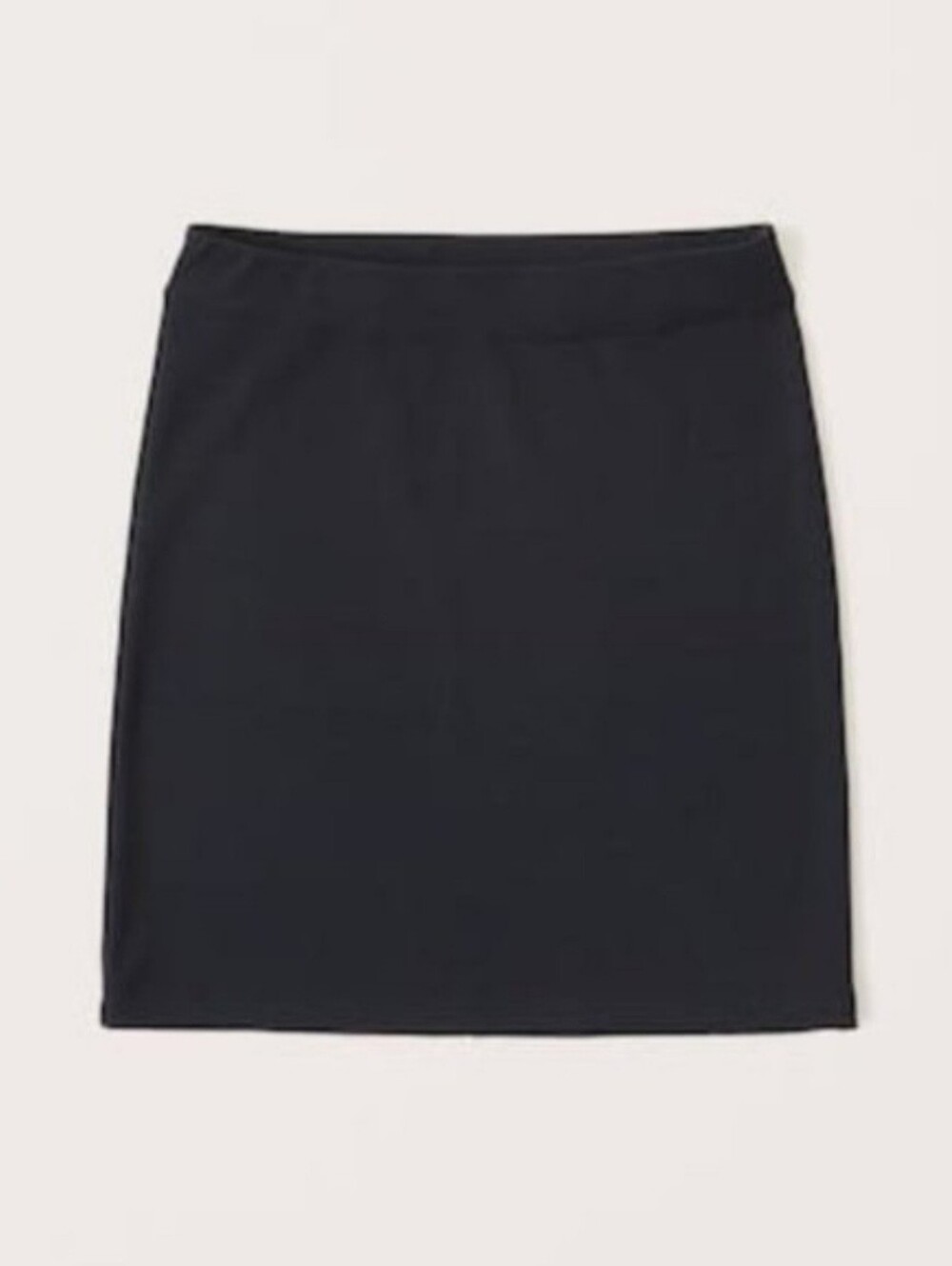 Abercrombie & Fitch Soft A&F Seamless Ribbed Black Mini Skirt Fitted Women Small